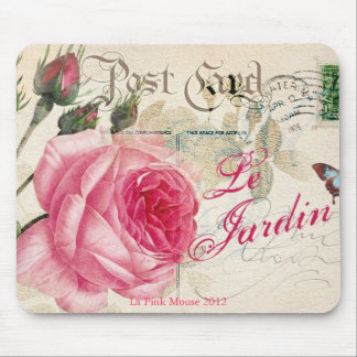 Le Jardin, Fransk Inspired, Mouse Pad Musmatta