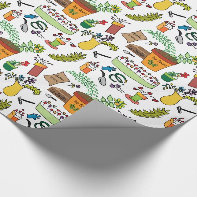 Le Jardin (Trädgården) Presentpapper (Hörn)