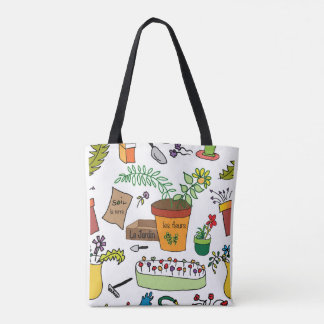 Le Jardin (Trädgården) Totebag Tygkasse