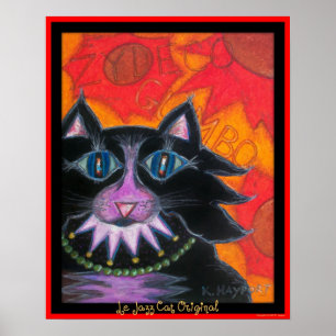 Le Jazz Katt original Poster