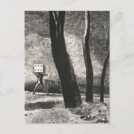 Le Joueur (spelaren) från Odilon Redon Vykort