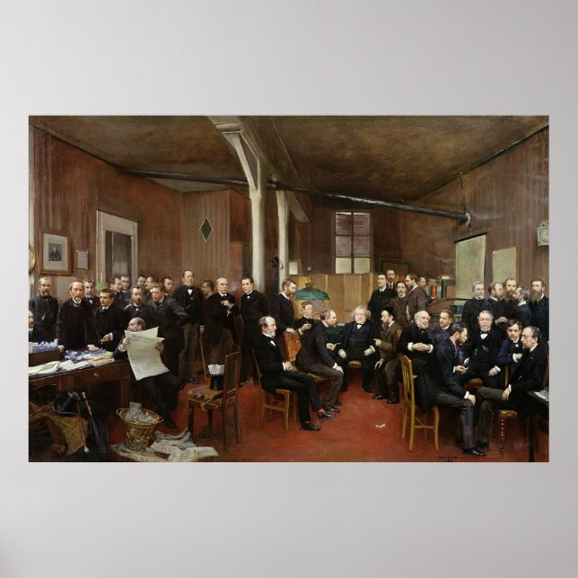 Le Journal des Debats 1889 Poster (Framsidan)