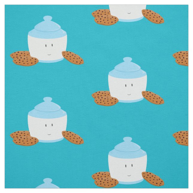 Le kakaburken med kakor runt om den tyg (Provkarta)