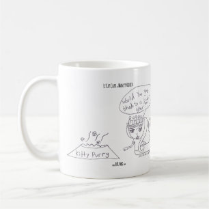 Le Katt Prata 001 & 002 samlare objekt! Kaffemugg