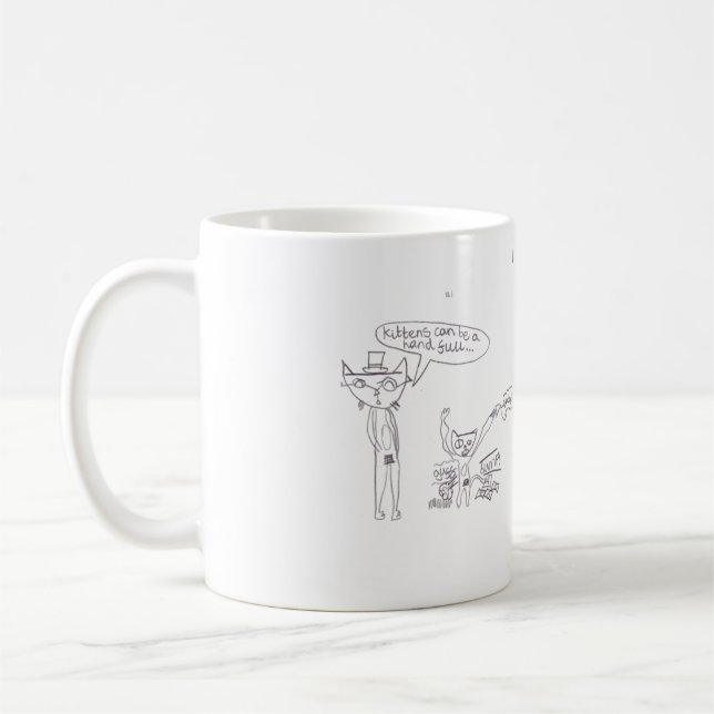 Le Katt Prata 005 Kaffemugg (Vänster)