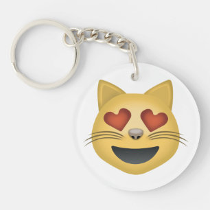 Le kattansikte med hjärtformade ögon Emoji