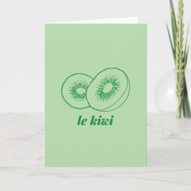 le kiwi kort (Framsida)