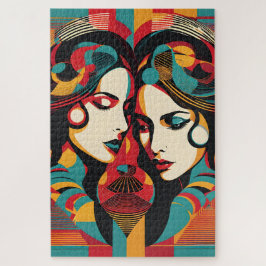 Le lien, portraits graphiques en pop art pussel