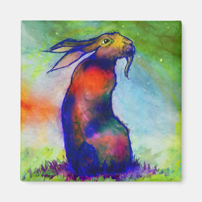 - Le Lièvre Sauvage- Magnet (Framsidan)