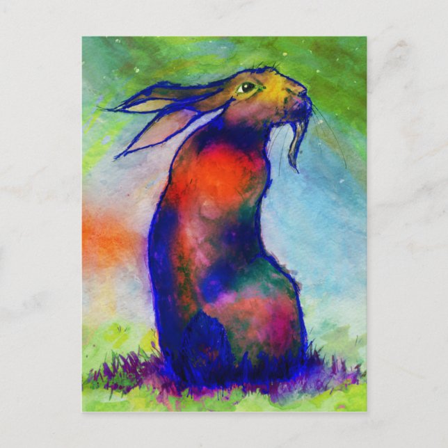 - Le Lièvre Sauvage- Vykort (Framsida)