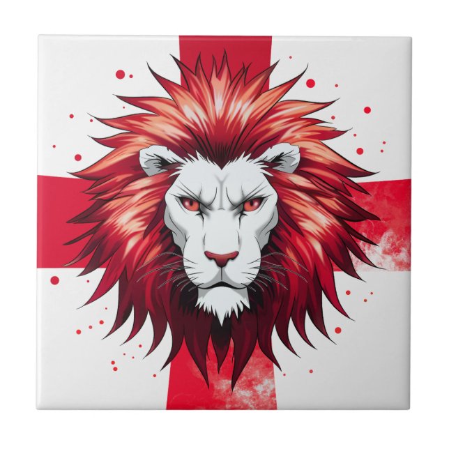 Le Lion Anglais Kakelplatta (Framsidan)