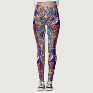 Le Liza Planlägga damasker Leggings