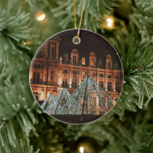 Le Louvre Julgransprydnad Keramik