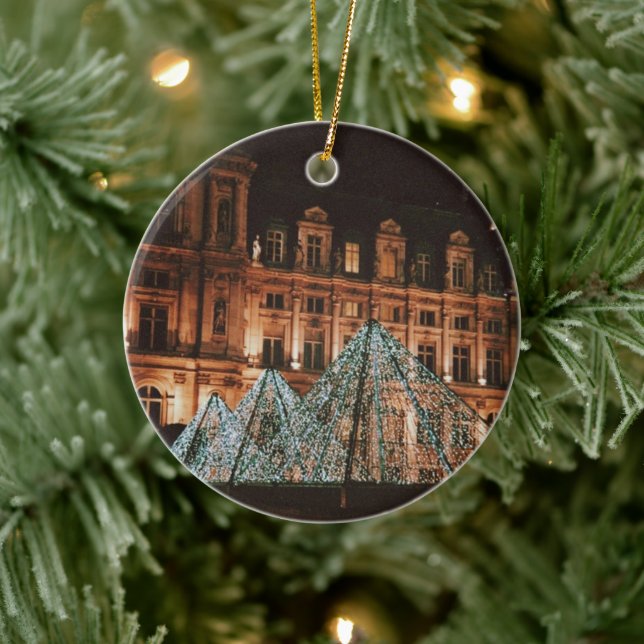 Le Louvre Julgransprydnad Keramik (Träd)
