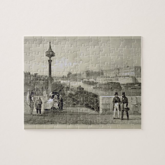 Le Luftventil som inristas av Auguste Bry (gravyr) Pussel (Horisontell)