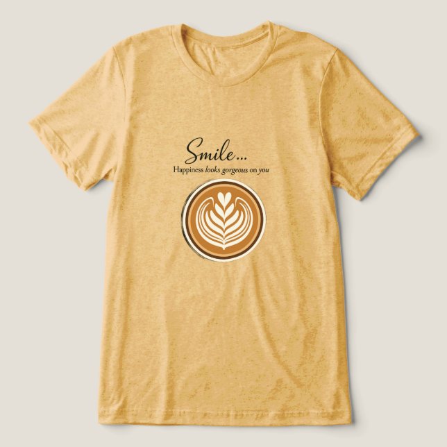 Le ... Lycka ser underbart ut på dig T Shirt (Design Framsida)
