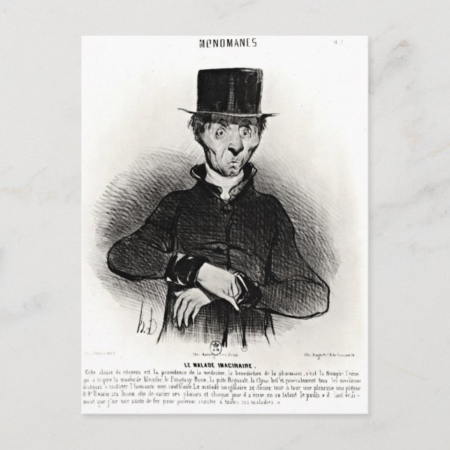 Le Malade Imaginaire från serien Vykort (Framsida)
