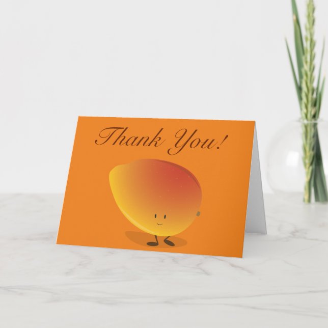 Le mango tacka dig tack kort (Framsida)