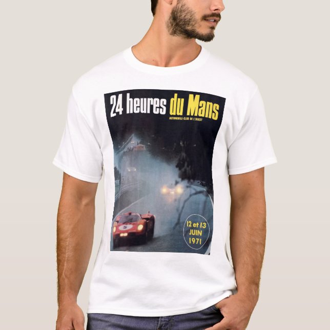 Le Mans 1971 T Shirt (Framsida)