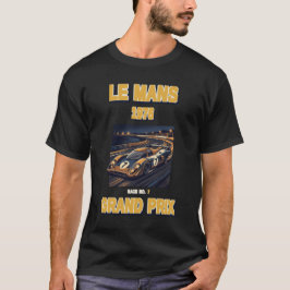 Le Mans 1976 Vintage Grand Prix Racing Affisch T Shirt