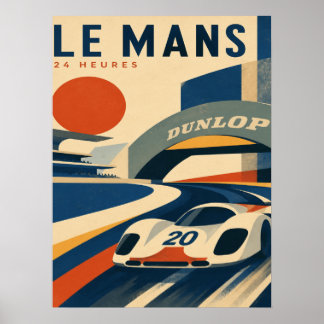 Le Mans 24-timmarsaffisch Poster