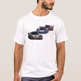 Le Mans bilar som ut slåss det, den väldiga T-shirt