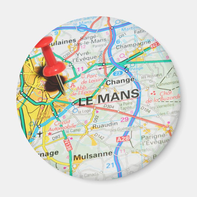 Le Mans, Frankrike Magnet (Framsidan)