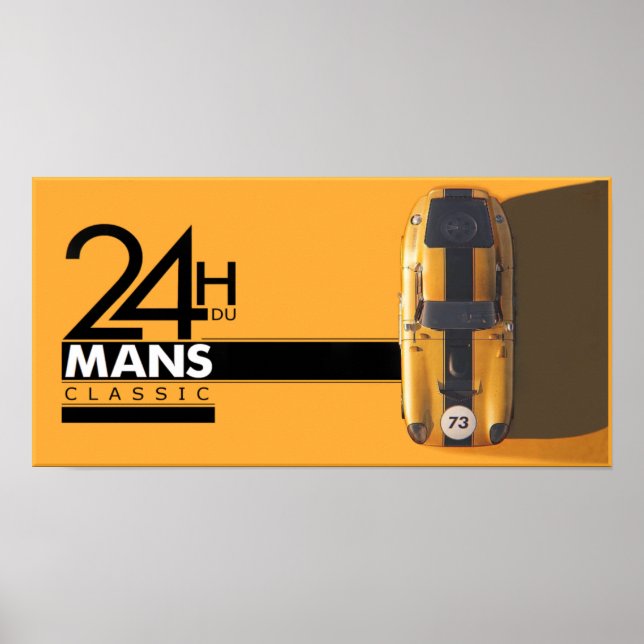 Le Mans Frankrike, Poster (Framsidan)