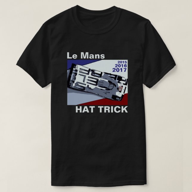 Le Mans HAT TRICK Tee (Design framsida)