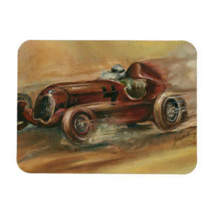 Le Mans Racecar av Ethan Harper Magnet
