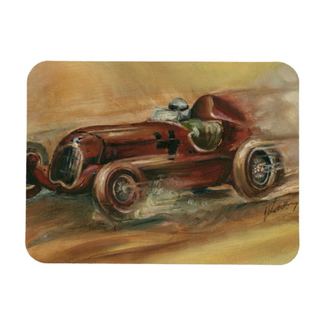 Le Mans Racecar av Ethan Harper Magnet (Horisontell)