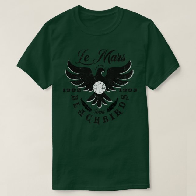 Le Mars Blackbird T Shirt (Design framsida)