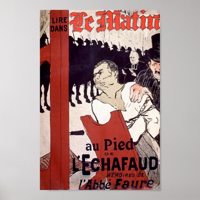 Le Matin Toulouse Lautrec 1893 Poster (Framsidan)