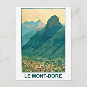 Le Mont-Dore, Auvergne-Rhône Alperna, Frankrike Vykort