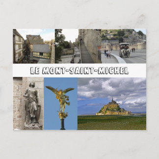 Le Mont Saint Michael Frankrike Vykort