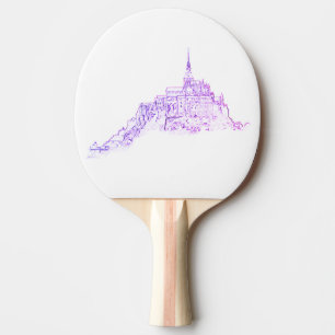 Le Mont Saint Michel Frankrike Architecture Sketch Pingisracket