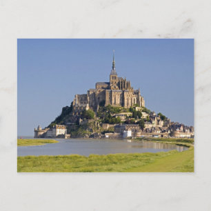 Le Mont Saint Michel i regionen Vykort