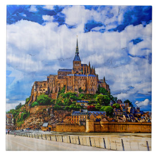 Le Mont Saint Michel Kakelplatta