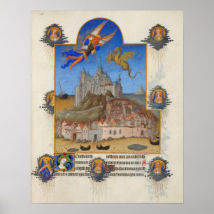 Le Mont-Saint-Michel - Saint Michael-massan Poster