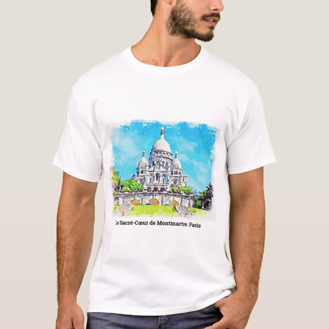 Le Mont Saint-Michel T Shirt (Framsida)