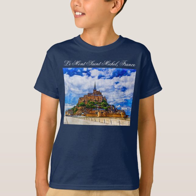 Le Mont Saint Michel T Shirt (Framsida)