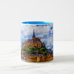 Le Mont Saint Michel Två-Tonad Mugg