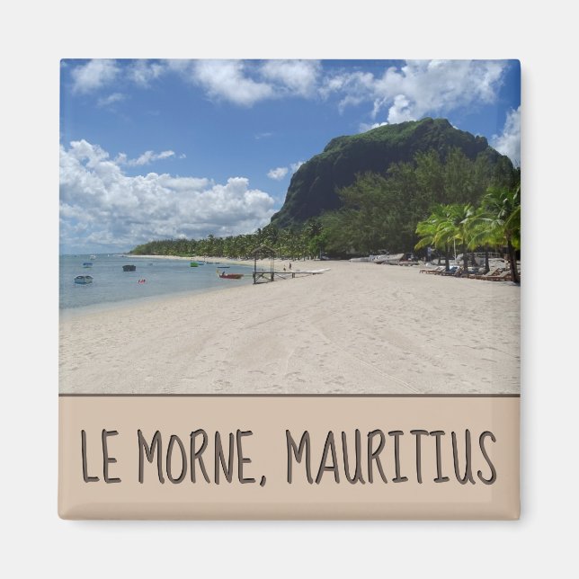 Le Morne Mauritius Magnet (Framsidan)