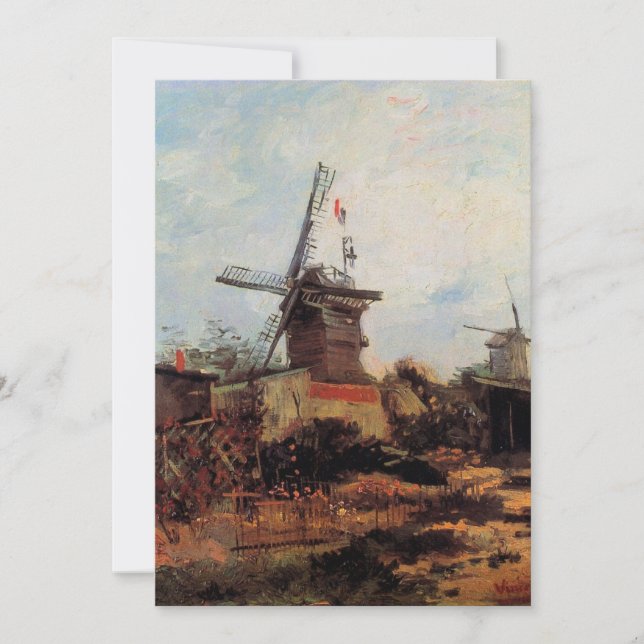 Le Moulin de Blute Fin av Vincent van Gogh (Framsida)