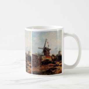 Le Moulin de Blute Fin av Vincent van Gogh Kaffemugg