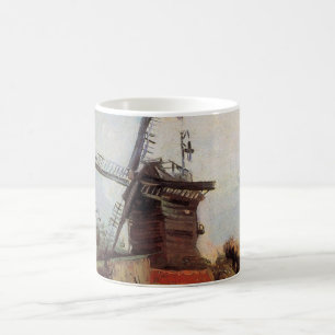 Le Moulin de Blute Fin av Vincent van Gogh Kaffemugg