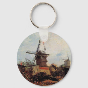 Le Moulin de Blute Fin av Vincent van Gogh Nyckelring