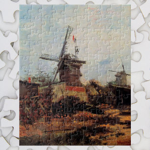 Le Moulin de Blute Fin av Vincent van Gogh Pussel