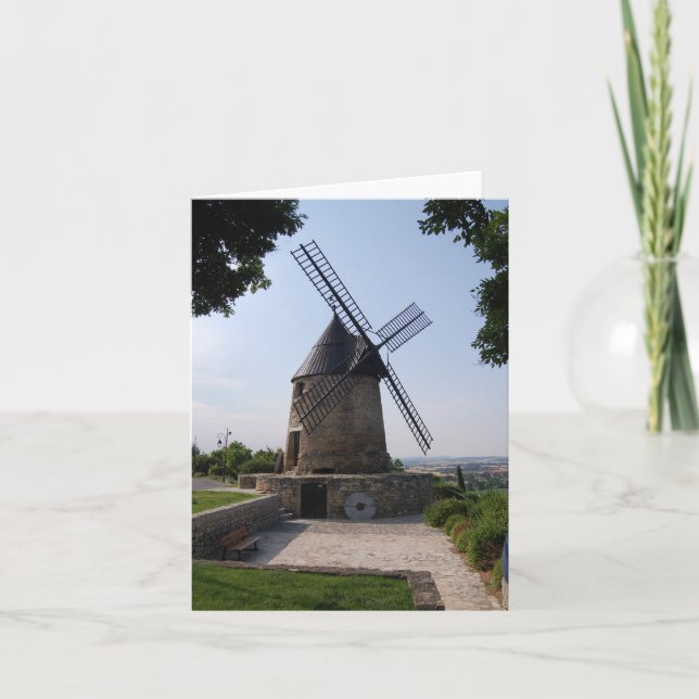 Le Moulin de Cugarel, Castelnaudary Helgkort (Framsida)