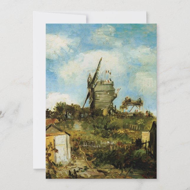 Le Moulin de la Galette av Vincent van Gogh (Framsida)